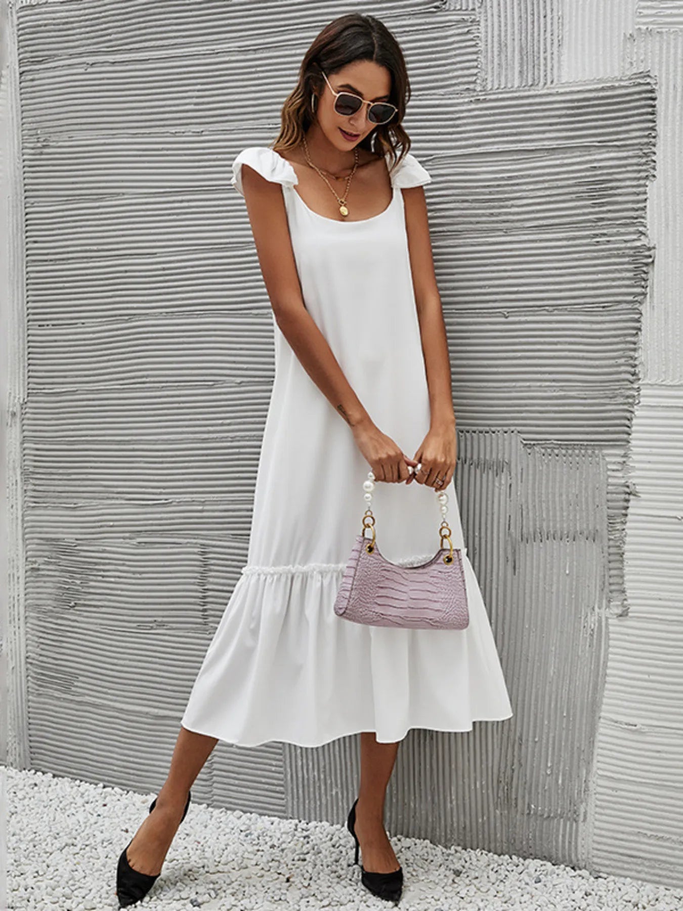Boho Midi Dress Abby
