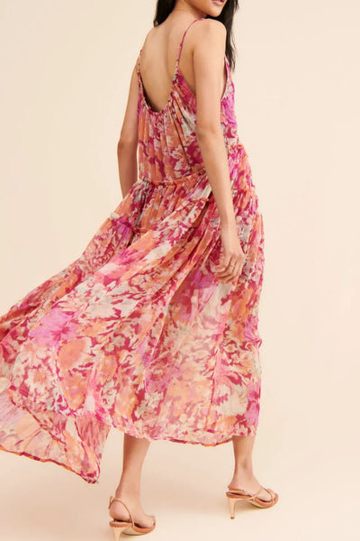 Boho Midi Dress Amaryllis