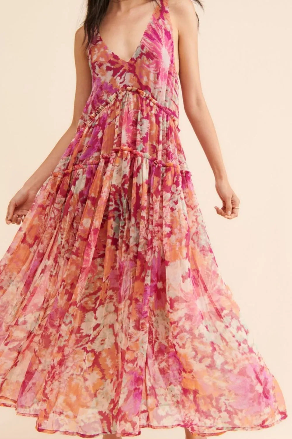Boho Midi Dress Amaryllis
