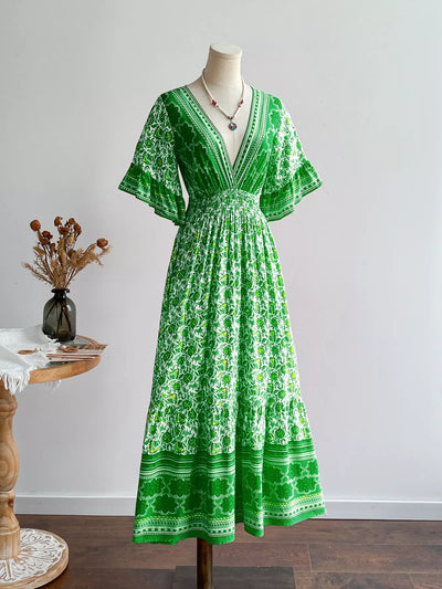 Boho Midi Dress Cynthia