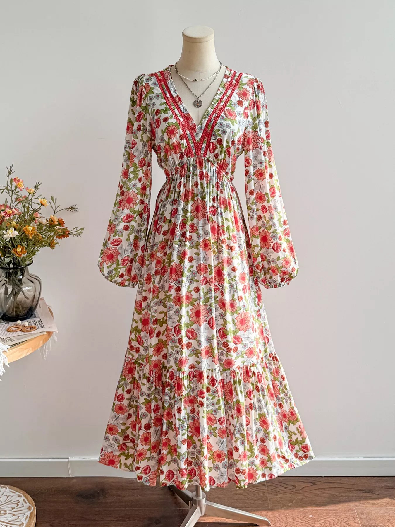 Boho Midi Dress Edeline