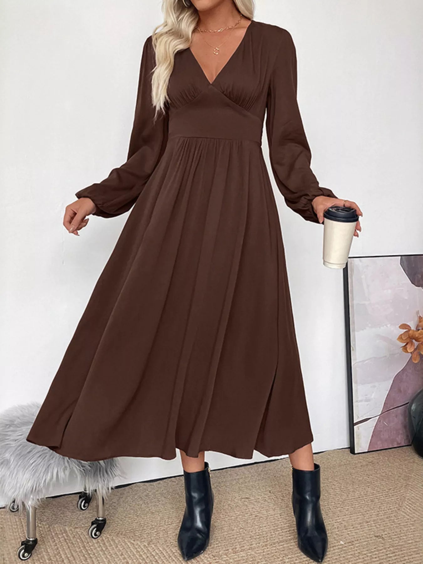 Boho Midi Dress Margita