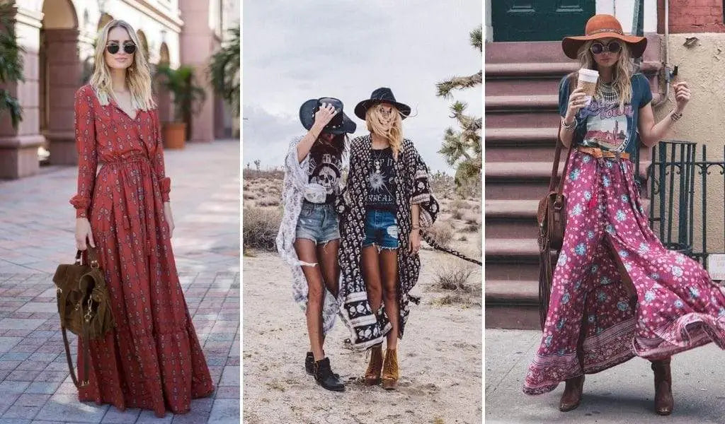 Bohemian chic outfit best sale