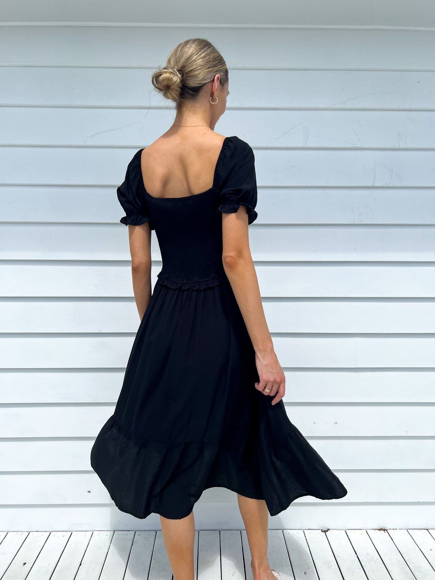 Addalyn Midi Dress - Black