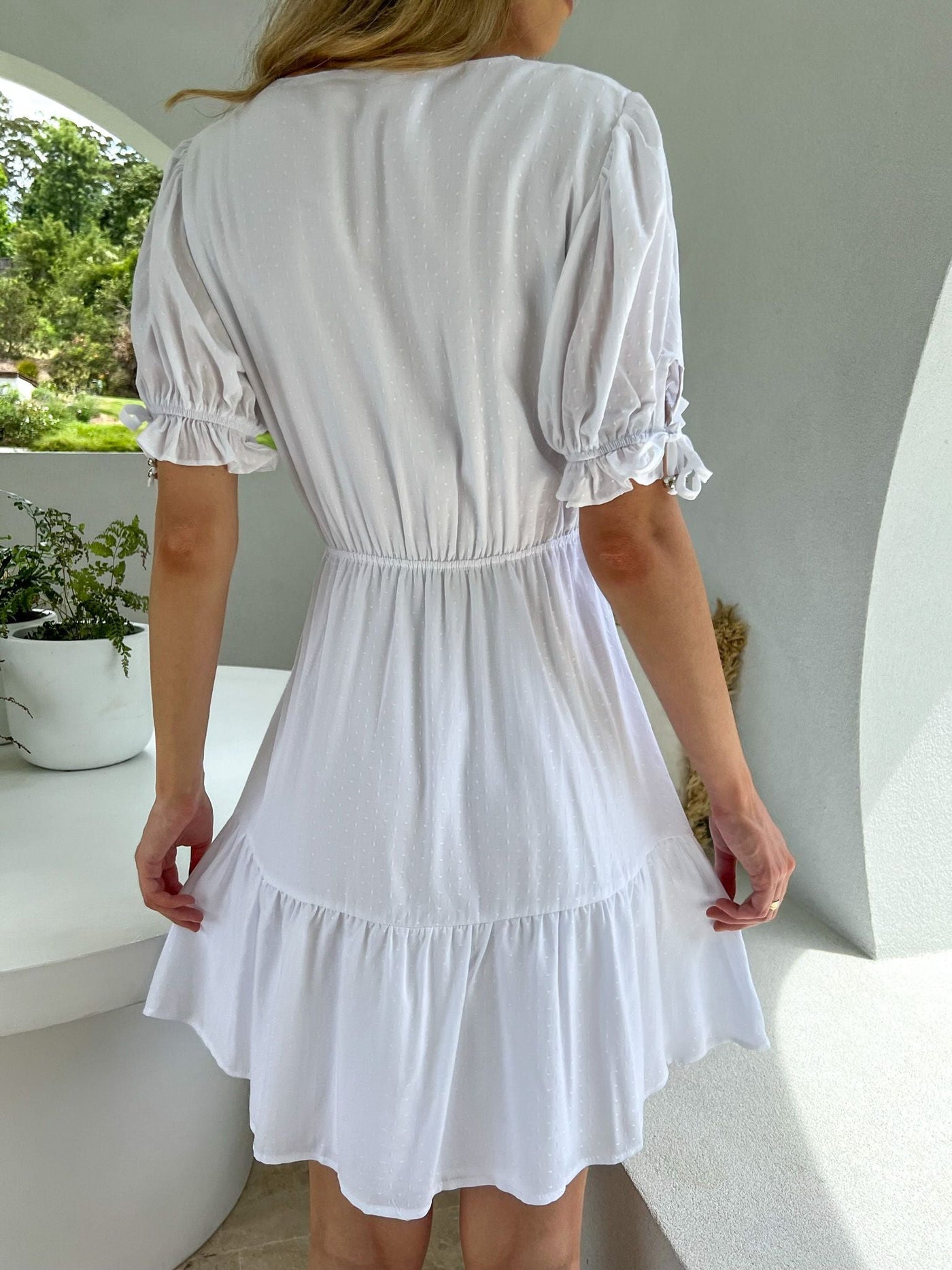 Lily Tie Mini Dress