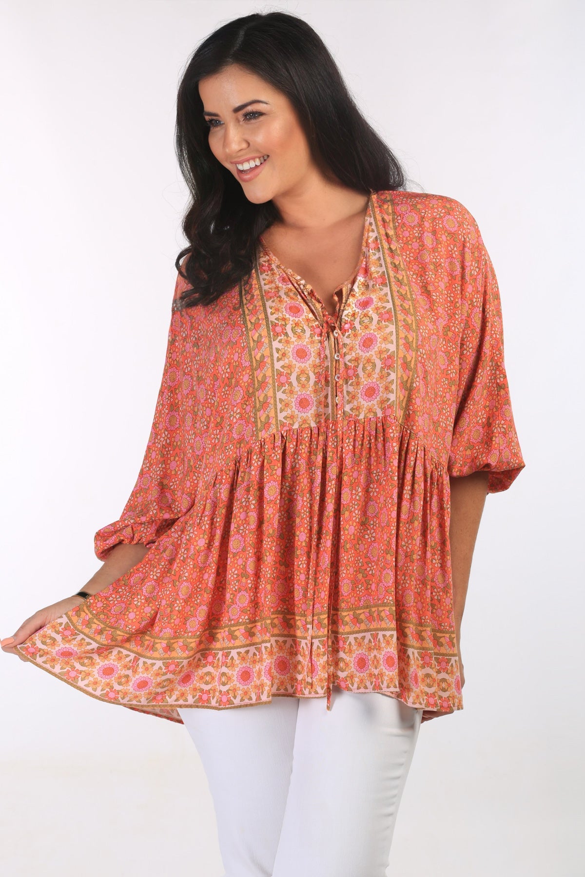 Ricci Blouse - Orange